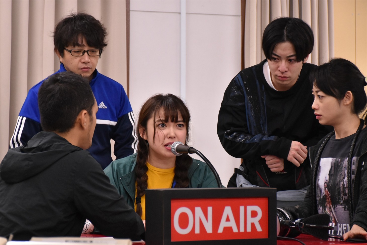 「ジーザス・クライスト・レディオスター」公開舞台稽古の様子。