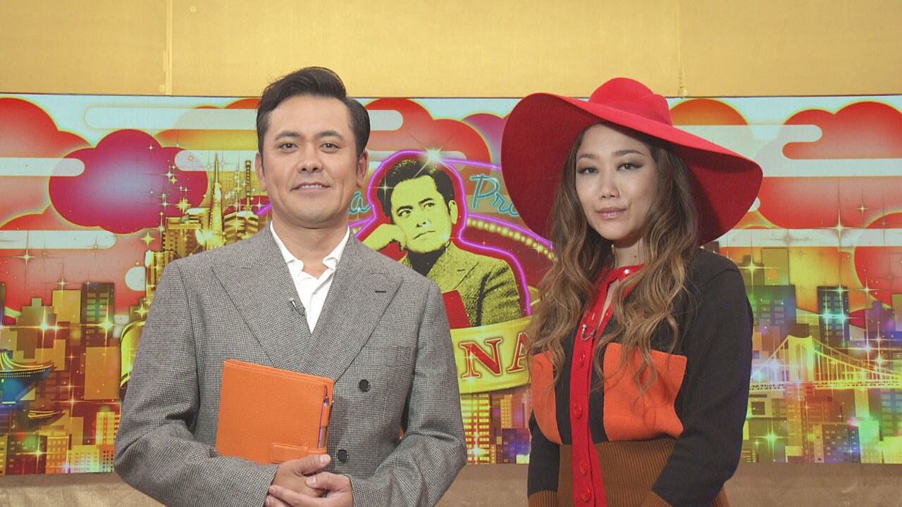 くりぃむしちゅー有田（左）、ゲストのJUJU（右）。(c)NHK