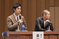 CM「ネクストキャリアセミナー」編の撮影中の様子。