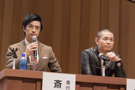 CM「ネクストキャリアセミナー」編の撮影中の様子。