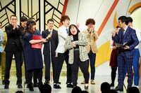 「よしもと漫才劇場4周年記念記者会見」の様子。