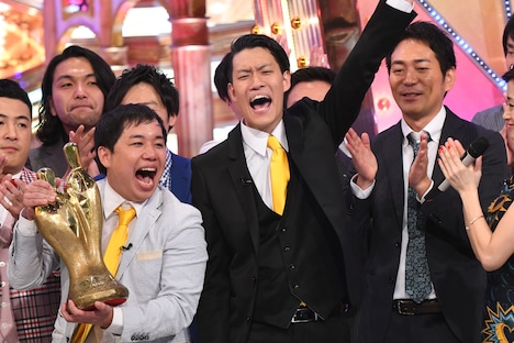 「M-1グランプリ2018」決勝エンディングの様子。