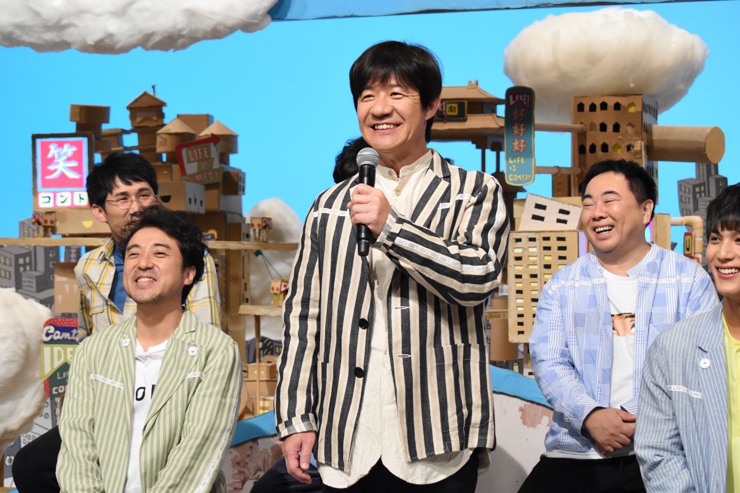 取材会の様子。