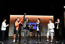 「energy～笑う筋肉～」の概要発表会見にて「e-1グランプリ」で優勝したのは見取り図・盛山。