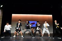 energyパフォーマンスに挑戦するジャルジャル、見取り図、霜降り明星。