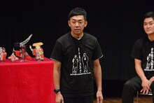 締めのコメントを任された天津・木村。