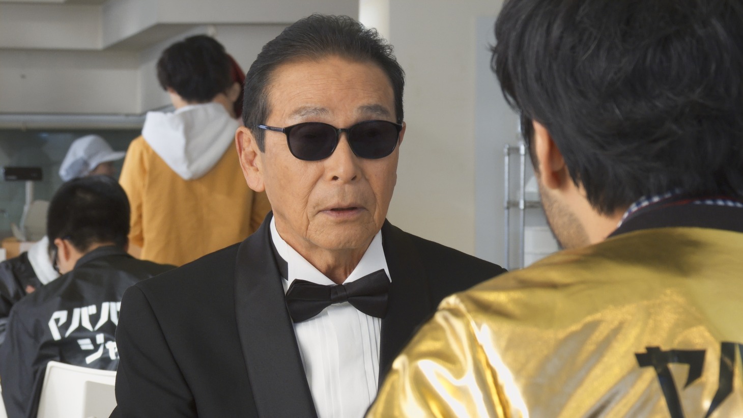 CM「【年末年始もヤバババーン】ヤバババーン・ジャパン？」編に出演するタモリ。