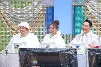 審査員のISSA、みちょぱ、バナナマン設楽（左から）。