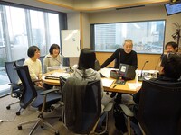 放送中の様子。