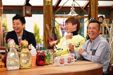 （左から）よゐこ、ナインティナイン岡村。(c)関西テレビ