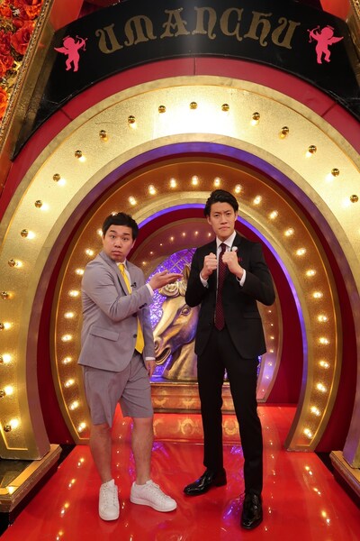 「うまンchu」に出演する霜降り明星。(c)関西テレビ