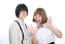 根菜キャバレー。左から、天野舞、きったん。