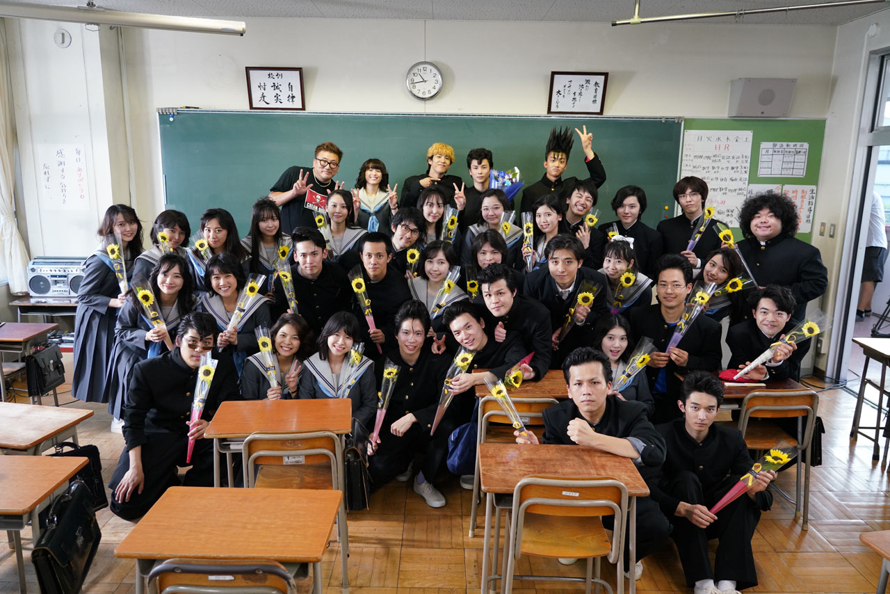 「今日から俺は!!」より、軟高の生徒たち。