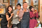 左から中村静香、アンタッチャブル柴田、丸井大福、佐藤ノア。