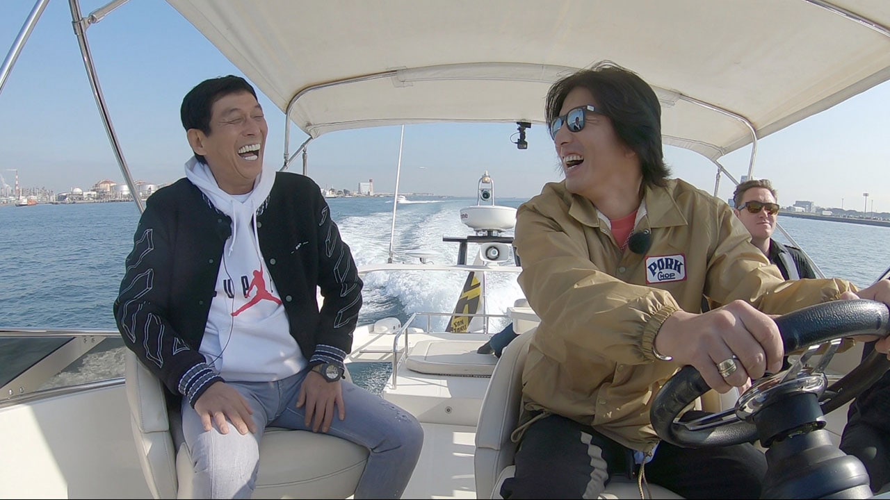 「さんタク」より明石家さんま（左）と木村拓哉（右）。