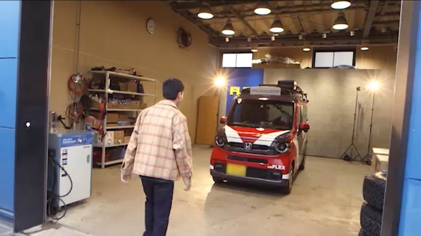 「#NVAN_Dream 外伝」内の動画のワンシーン。