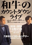 「和牛のカウントダウンライブ～総勢1組による漫才したり漫才やったり漫才しまくる平成最後の年越しイベント!!～」チラシ