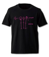 四千頭身のオフィシャルTシャツ（ブラック）。