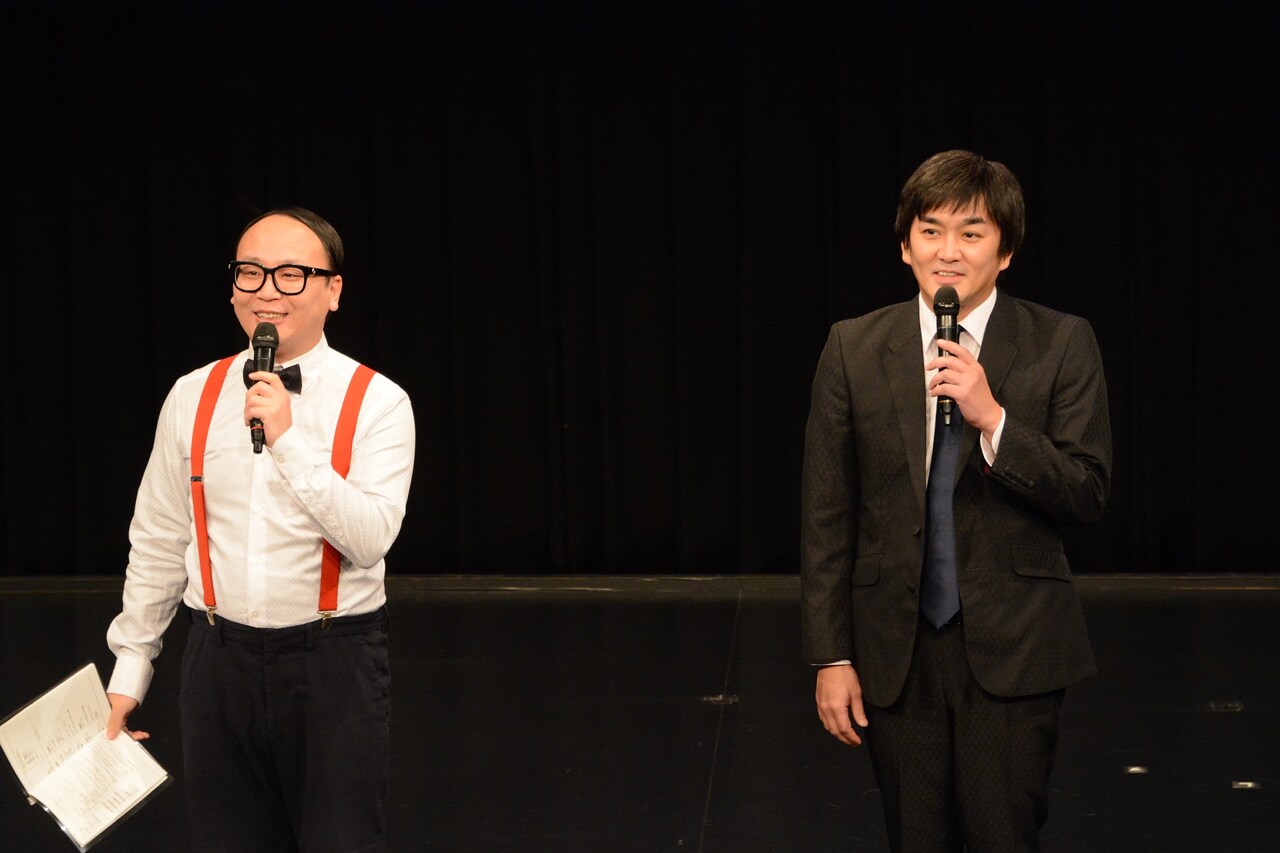 左からトレンディエンジェルたかし、平成ノブシコブシ徳井。