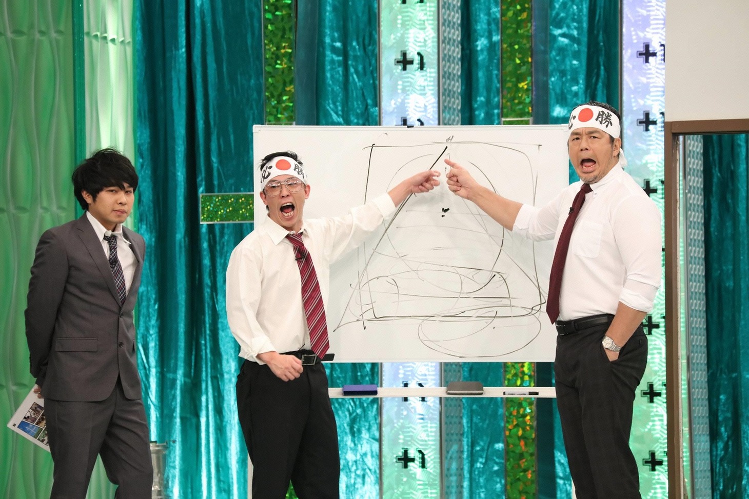 さらば青春の光と高田延彦（右）。(c)フジテレビ