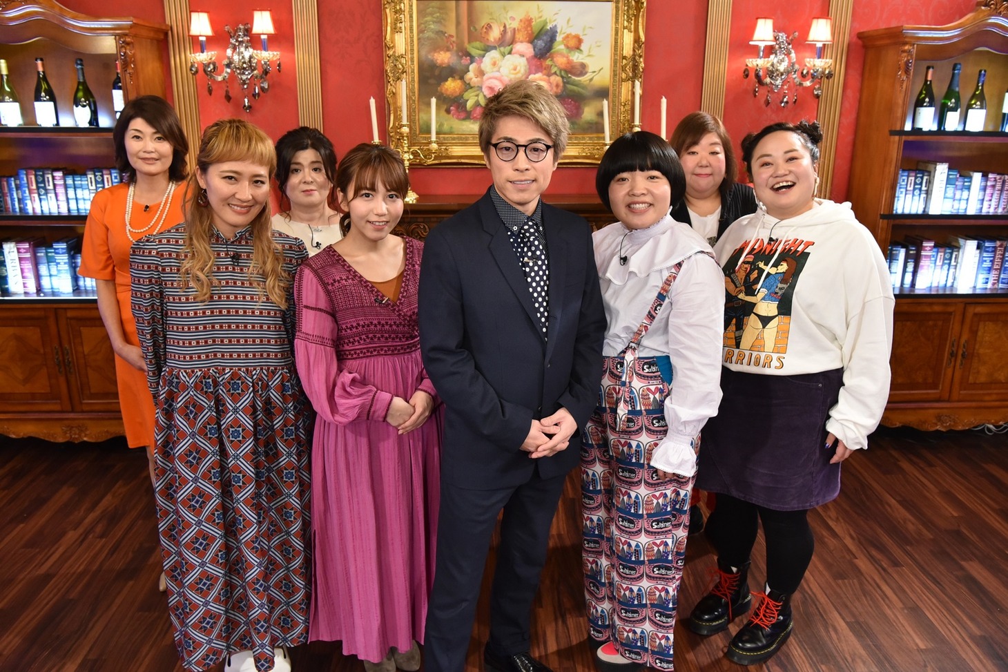 「THE 的中王2019」の出演者たち。(c)中京テレビ
