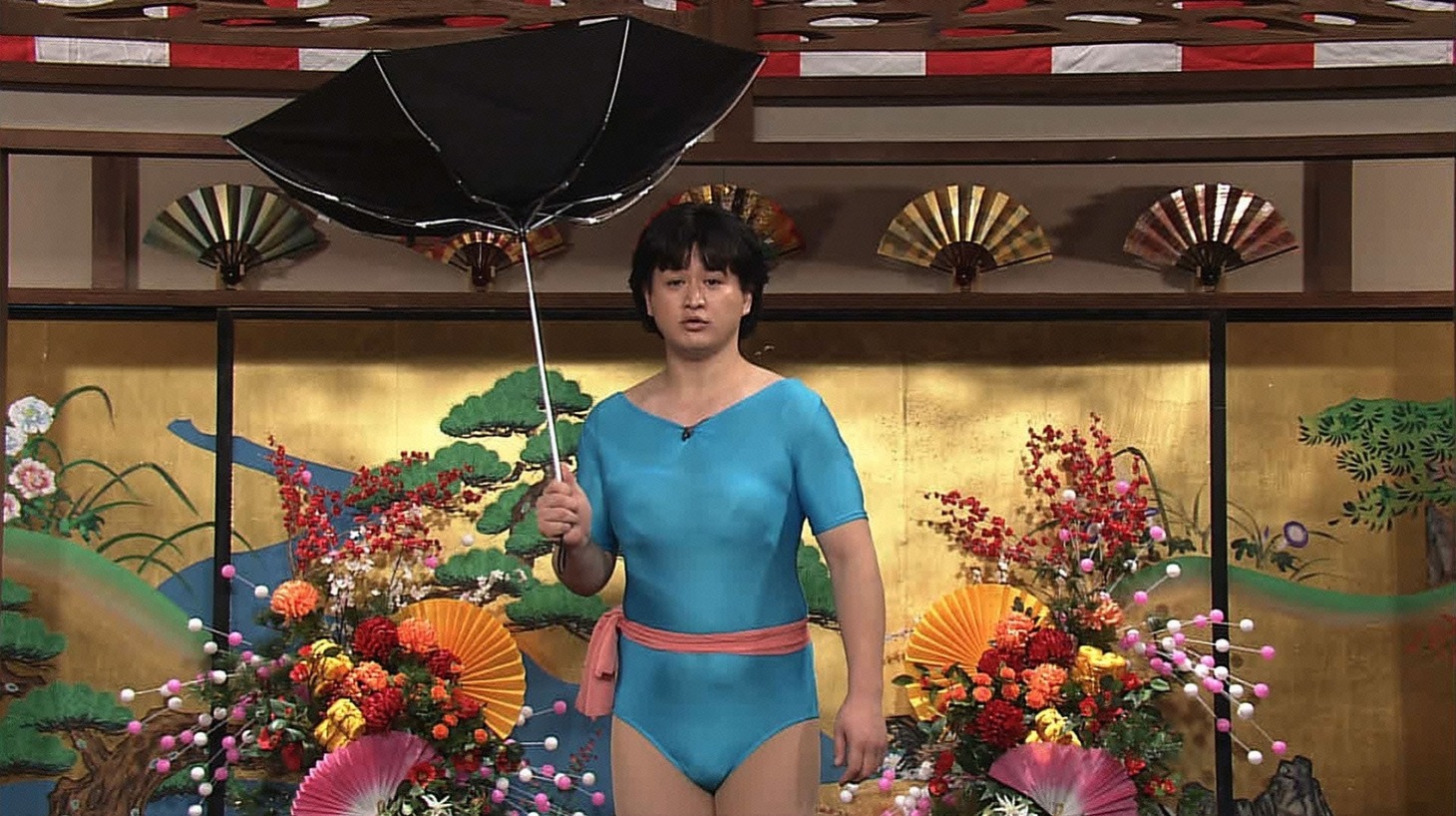「有吉の壁 ～新春早々45人の芸人が挑む 初笑い！初出し！初なりきり祭り！～」のワンシーン。(c)日本テレビ