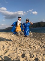 よゐこ濱口と南明奈夫妻。(c)テレビ朝日