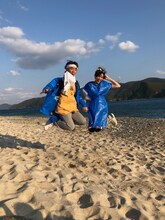 よゐこ濱口と南明奈夫妻。(c)テレビ朝日