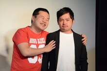 左からモグライダーともしげ、ウエストランド河本。