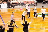 「マンゲキ大運動会inエディオンアリーナ」の様子。