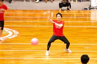 「マンゲキ大運動会inエディオンアリーナ」の様子。