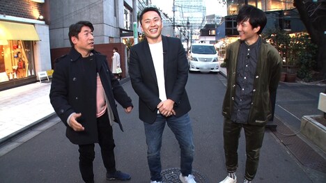 （左から）寺門ジモン、太田雄貴、アンジャッシュ渡部。(c)フジテレビ
