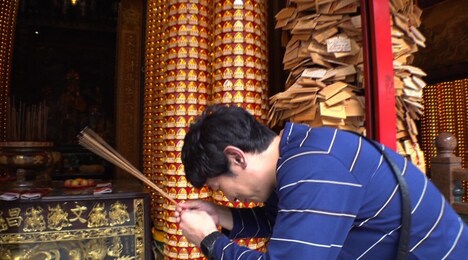 「地名キーホルダー里帰りの旅」のワンシーン。(c)読売テレビ