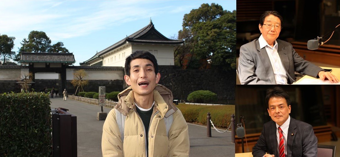 「TOKYO FM特別番組『陛下と僕』」の出演者たち。