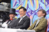 （左から）バイきんぐ小峠、くりぃむしちゅー有田、よゐこ濱口。(c)TBS