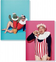 超くっきーランド×吉田ユニ A5ノート2冊セット。