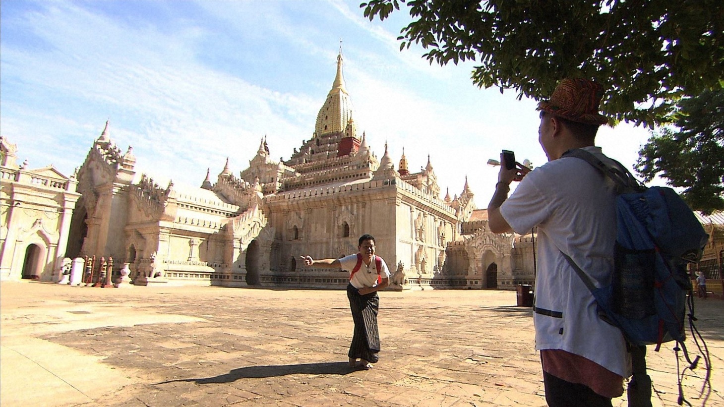 ミャンマーを旅するダイアン。(c)ABC