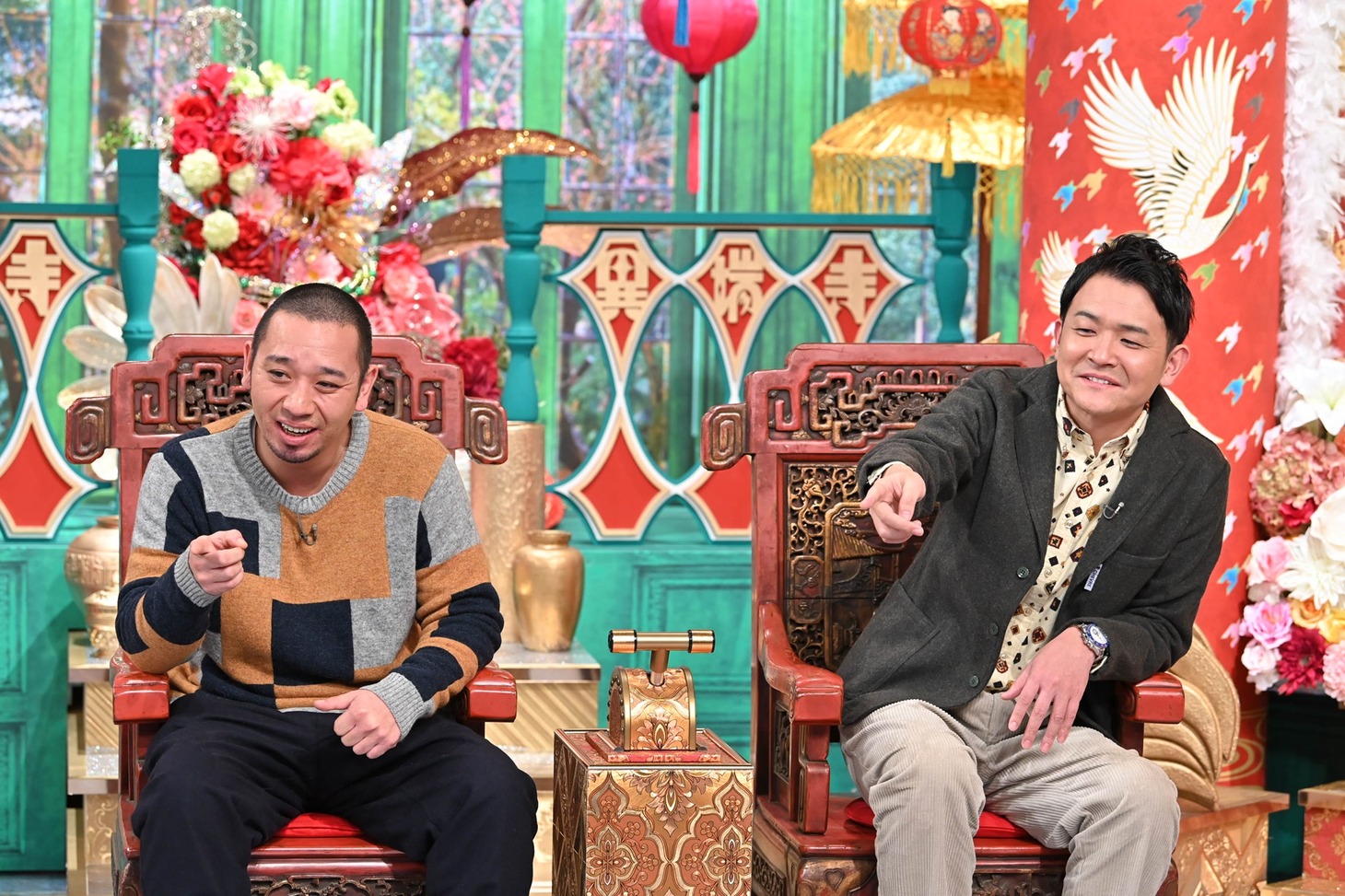 「異端寺 突きつめたら、こうなった！」に出演する千鳥。(c)ABC
