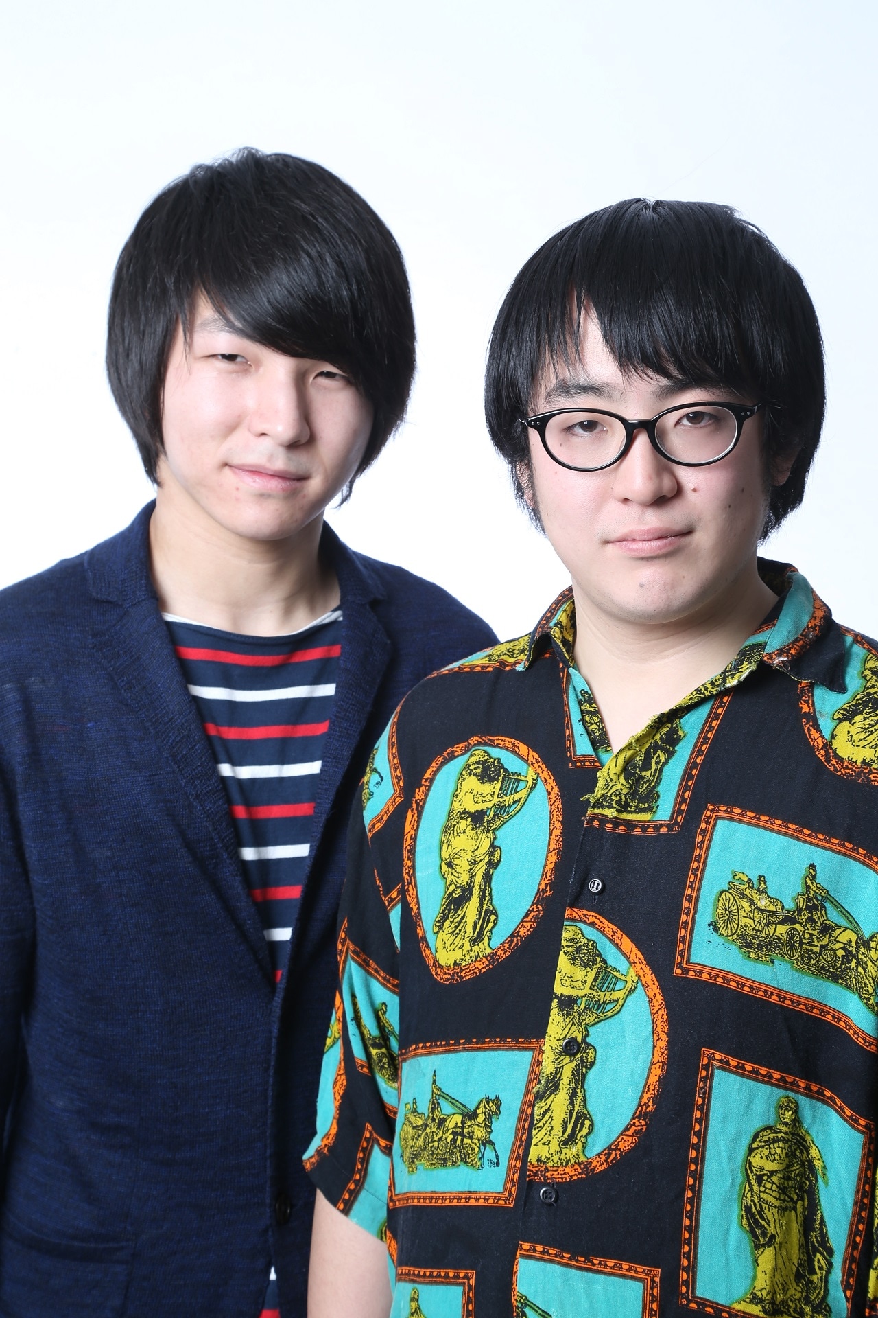 ガクヅケ。左から船引亮佑、木田。