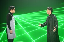 コント「本と嘘」より小林賢太郎（左）とKREVA（右）。(c)NHK