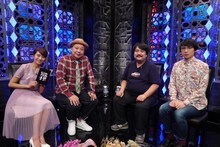 左から曽田茉莉江、鈴木おさむ、空気階段。(c)BSフジ