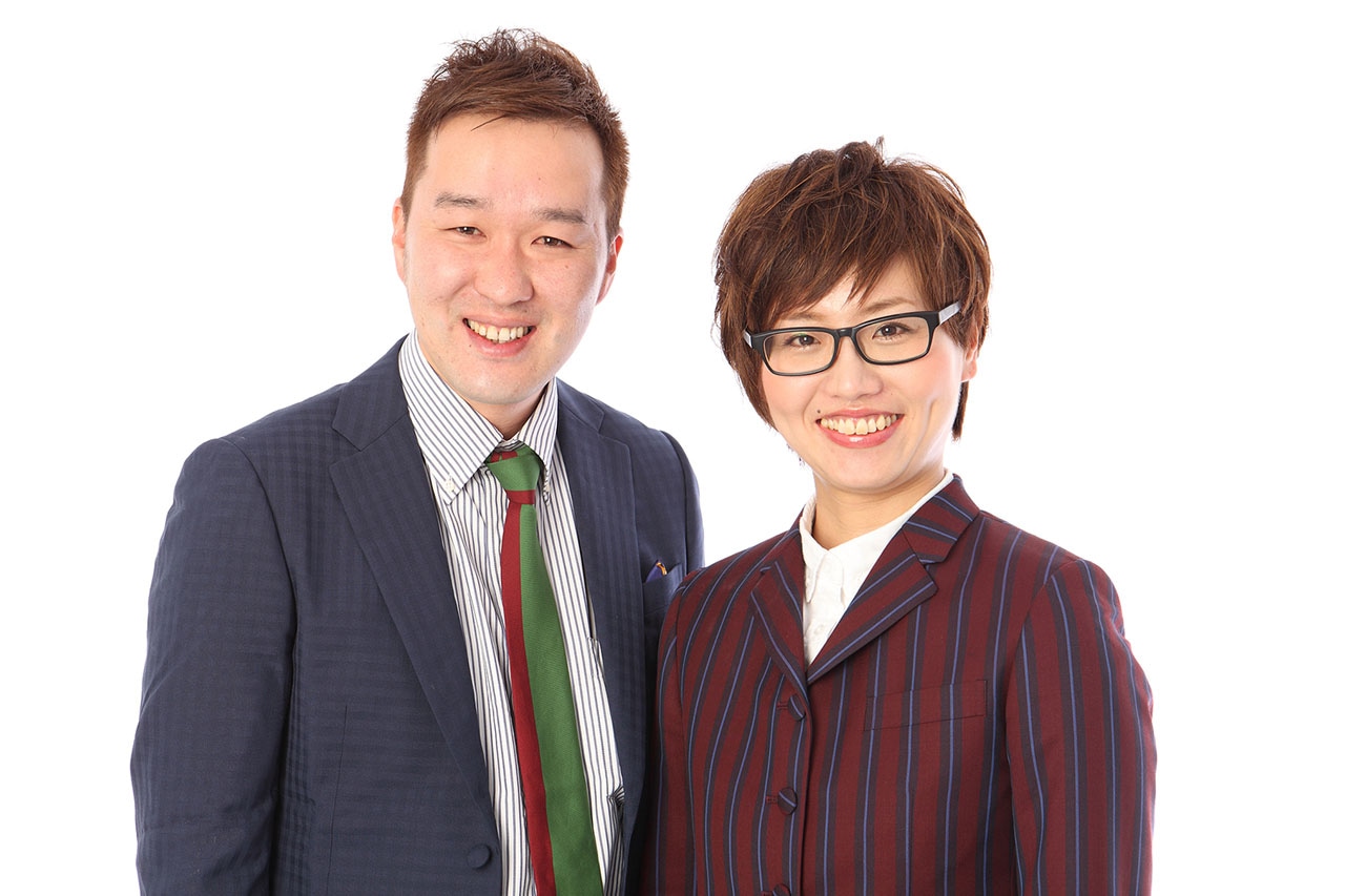 怪獣。左からすーなか、坂口。