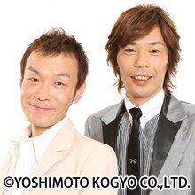 ティーアップ。左から前田、長谷川。