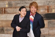「欽ちゃん＆香取慎吾の第96回全日本仮装大賞」司会の（左から）萩本欽一と香取慎吾。