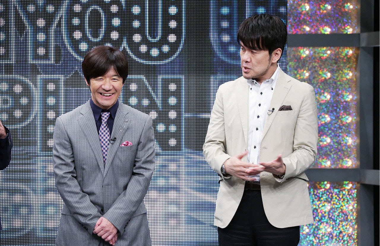 内村光良（左）と土田晃之（右）。