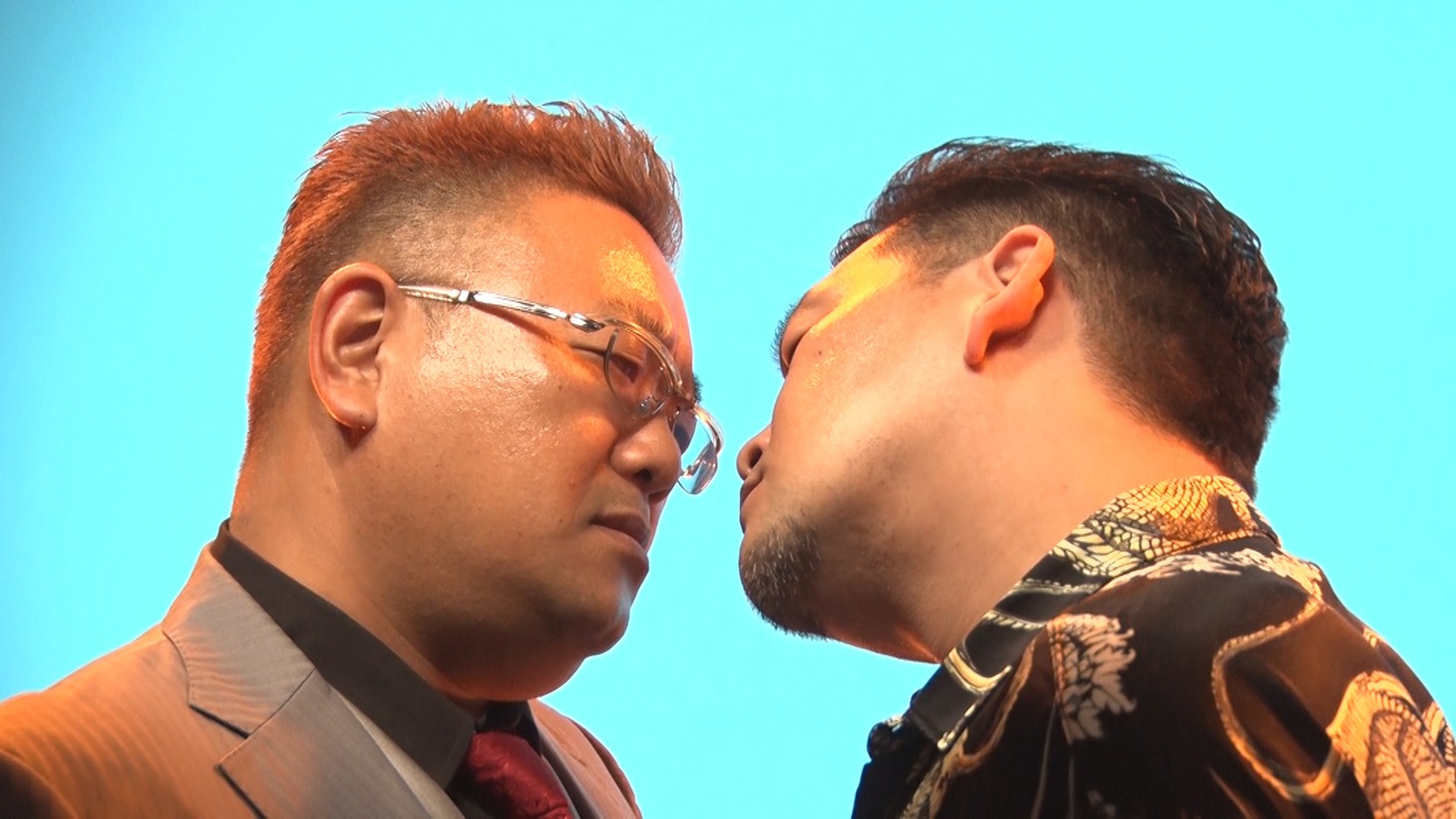 CM撮影中の様子。