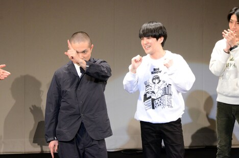 「東京コントメンAWARD1-3」で1位を獲得したラブレターズ。