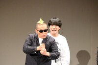 が～まるちょばのモノマネを披露するラブレターズ塚本。