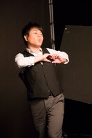 プロモーション動画の撮影中の様子。