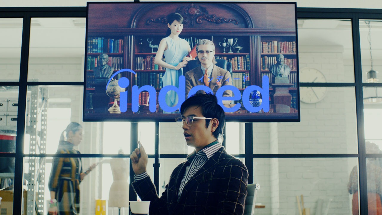Indeedの新CM「「みんな使ってる」編より。